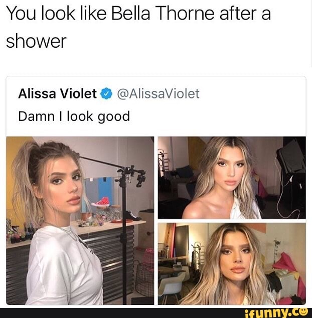 Bella thorne in shower