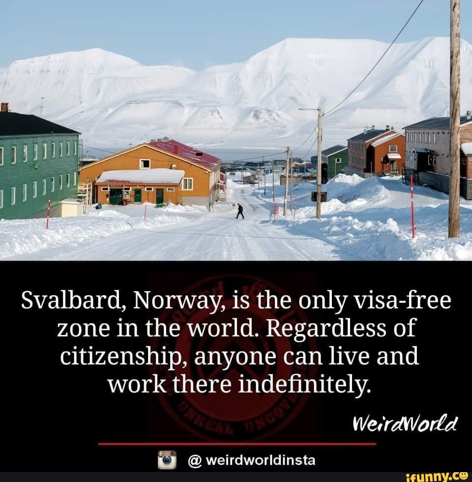 svalbard visit visa requirements