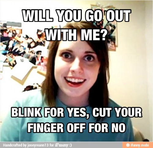 BLINK(FOR YES; CUT YOUR
VFINGER OFF FOR NO