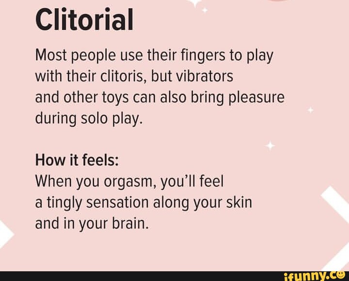 Clitorial Most People Use Their Fingers To Play With Their Clitoris