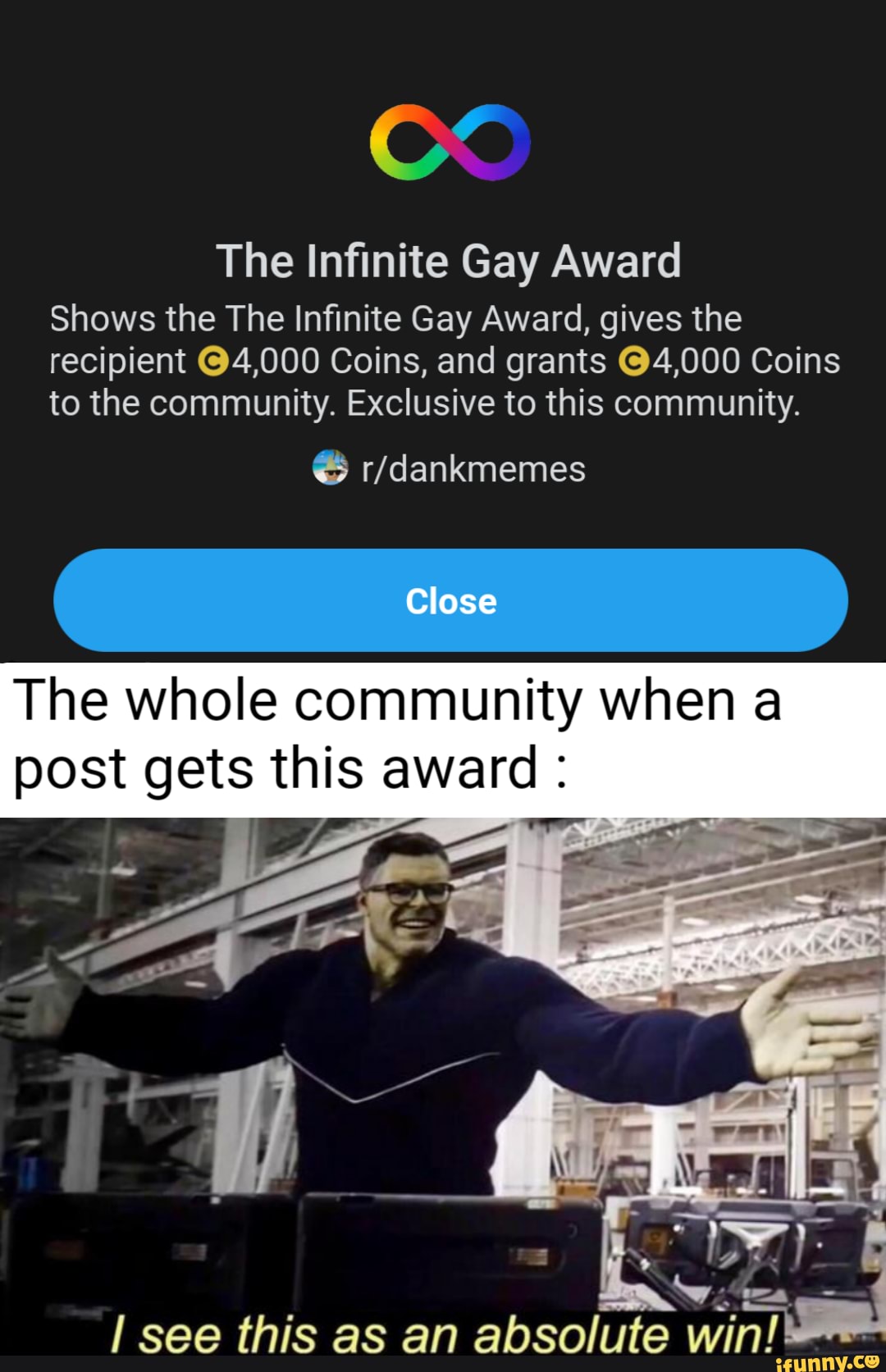 Infinite Gay Meme