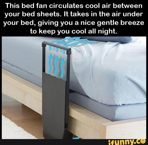 This Bed Fan Circulates Cool Air Between Your Bed Sheets It Takes