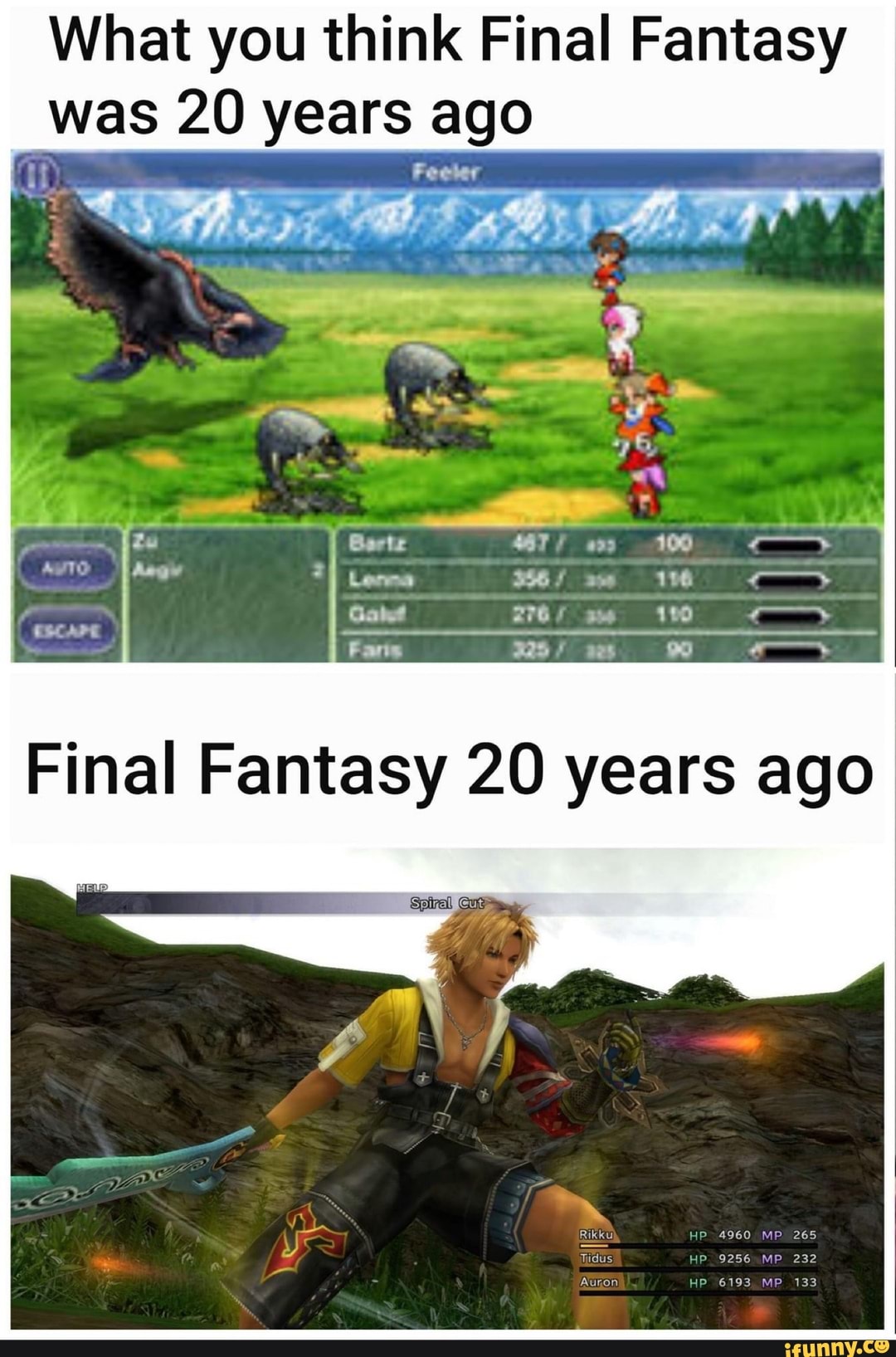 What You Think Final Fantasy Was 20 Years Ago If Final Fantasy 20 Years 