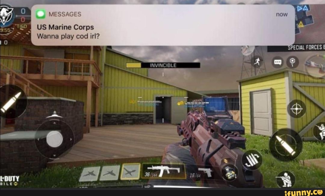 MESSAGES
US Marine Corps
Wanna play cod irl?
FORCES