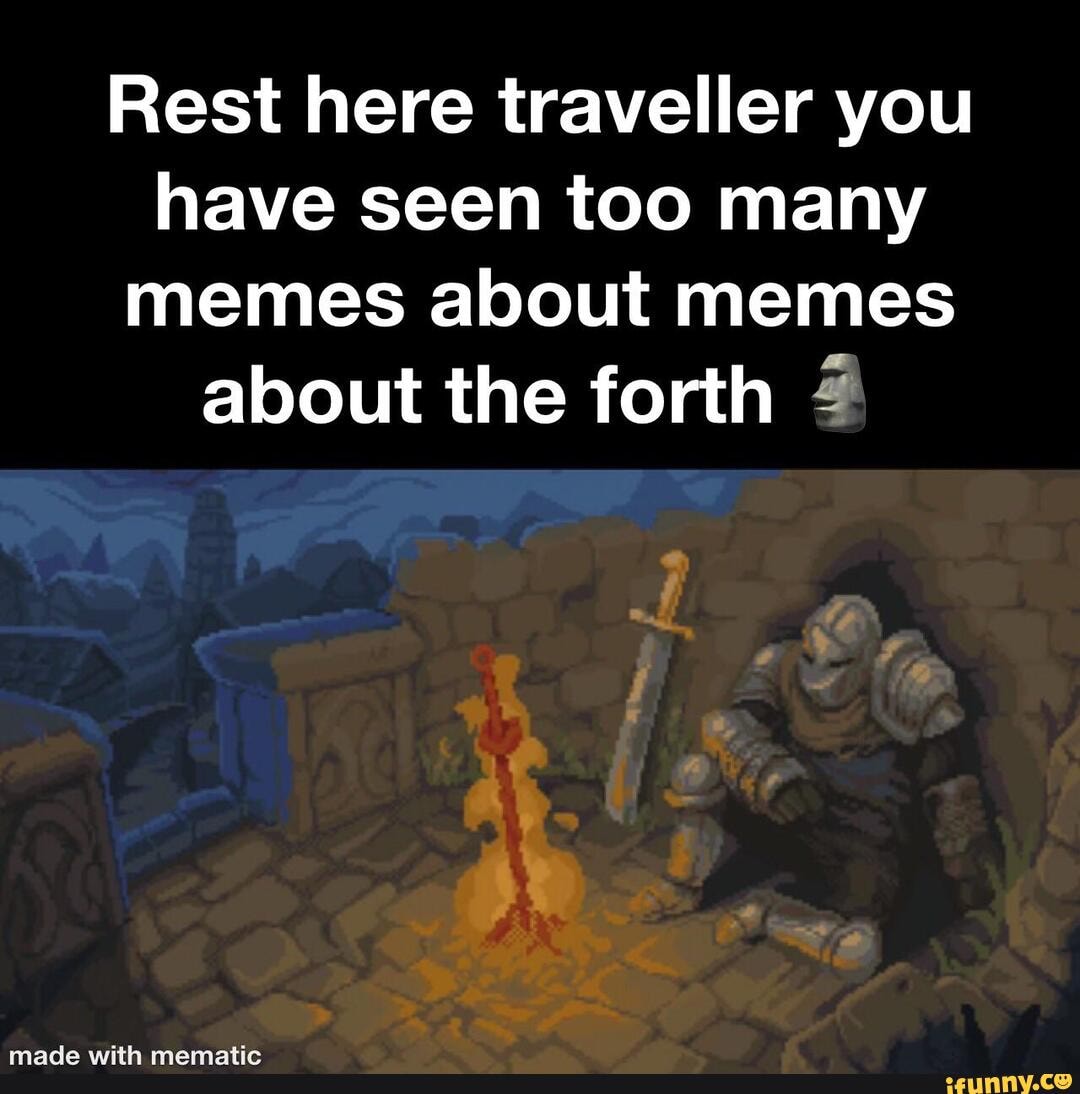 Rest here traveller you have seen too many memes about memes about the ...