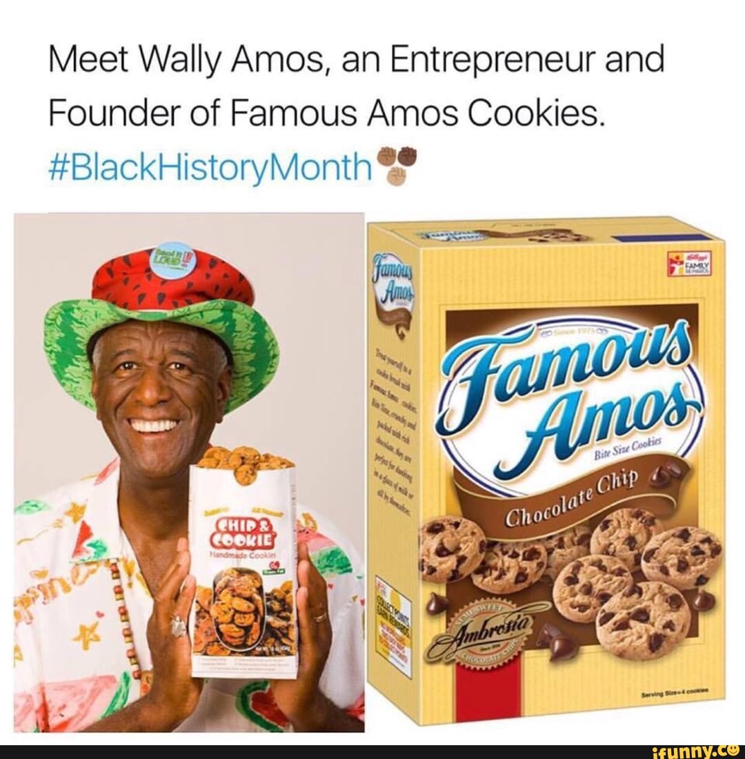 Meet Wally Amos, an Entrepreneur and Founder of Famous Amos Cookies. - )