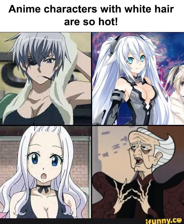 Anime Characters With White Hair Are So Hot Is