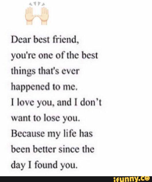 Dear best friend