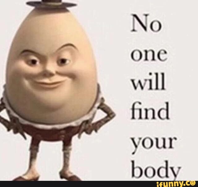 No
one
will
find
your
body