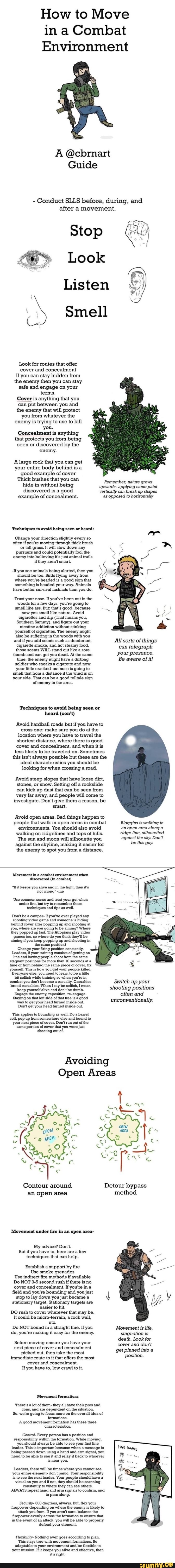 How to Move in a Combat Environment A @cbrnart Guide - Conduct 