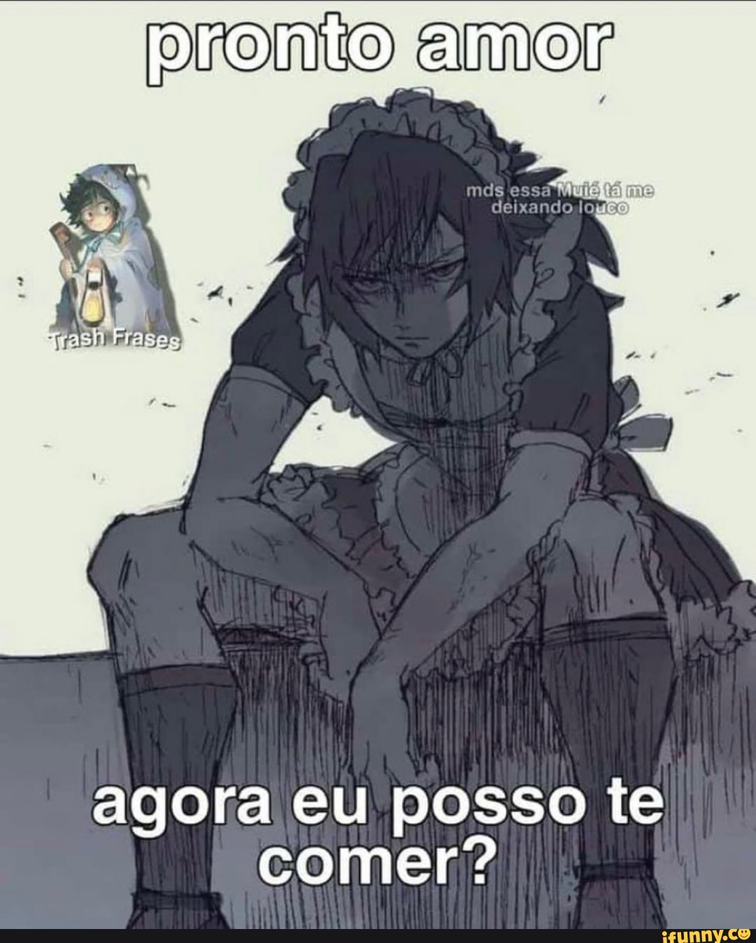 pronto amor
agora eu posso te comer?