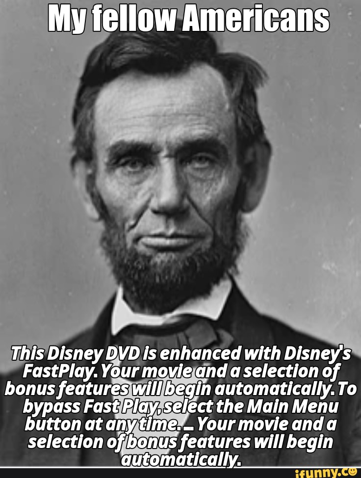 My Fellow Americans This Disney Dvd Is Enhanced With Disney S Fastplay Your Movie And A Selection