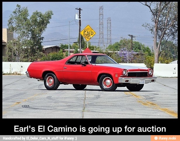 Earl's El Camino is going up for auction - Earl's El Camino is going up for auction