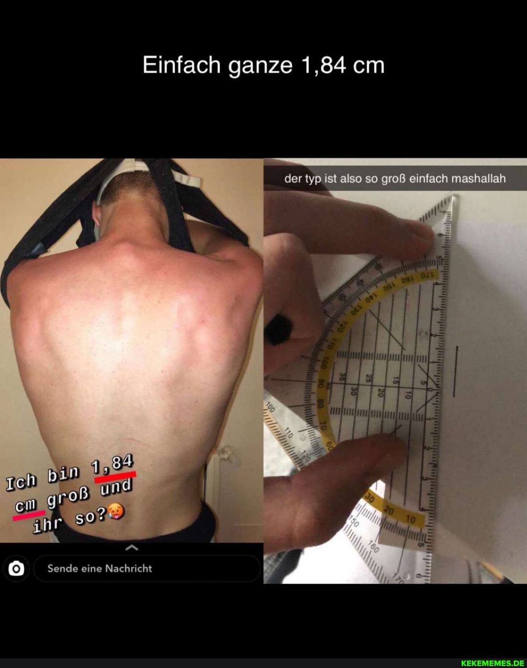 Einfach ganze 1,84 cm
der typ ist also so groß einlach mashallah
em
Sende eine Nachricht