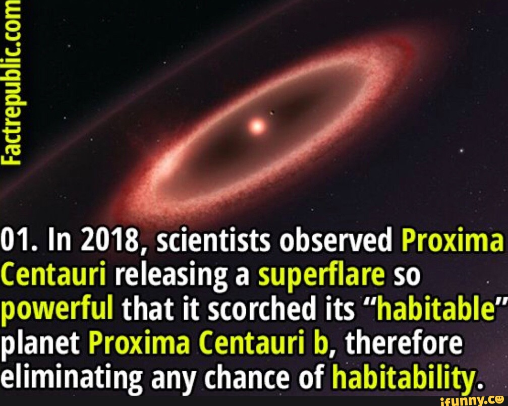 01. In 2018, Scientists Observed Proxima Centauri Releasing A ...