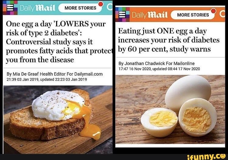 MORE STORIES One egg a day 'LOWERS your risk of type 2 diabetes