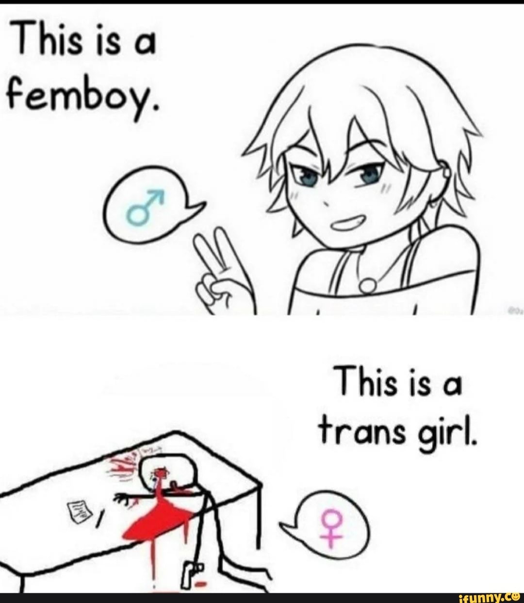 Femboy. This is a trans girl. - iFunny Brazil