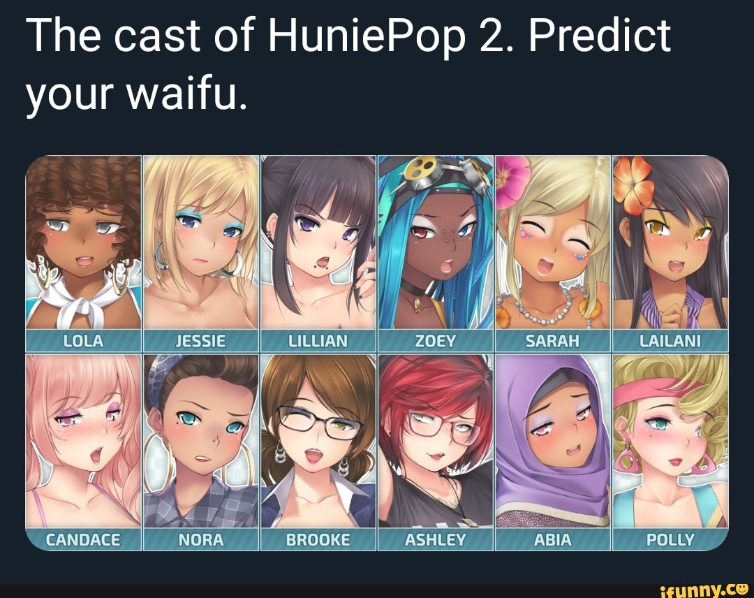 Huniepop 2 Roster