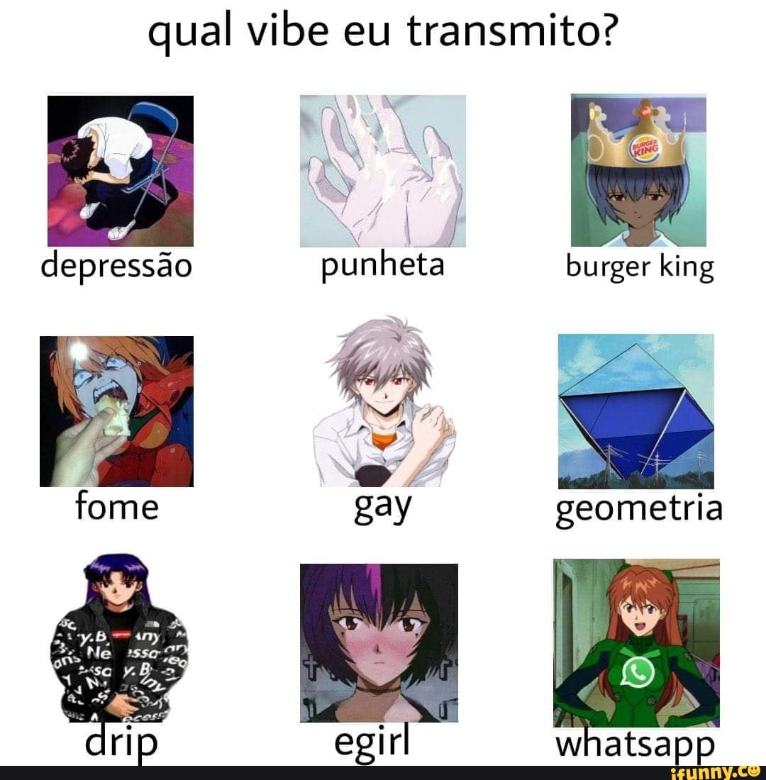 qual vibe eu transmito?
punheta burger king
geometria