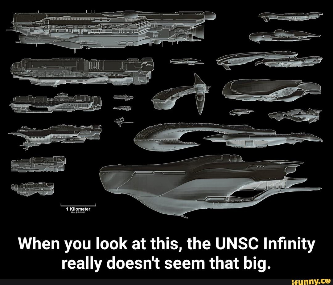 When You Look At This The Unsc Infinity Really Doesn T Seem That Big Ifunny