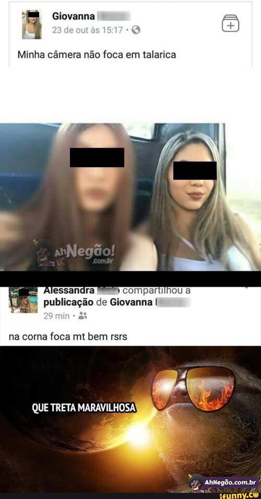 Minha câmera não foca em talarica publicação de Giovanna I
se
na corna foca mt bem rsrs