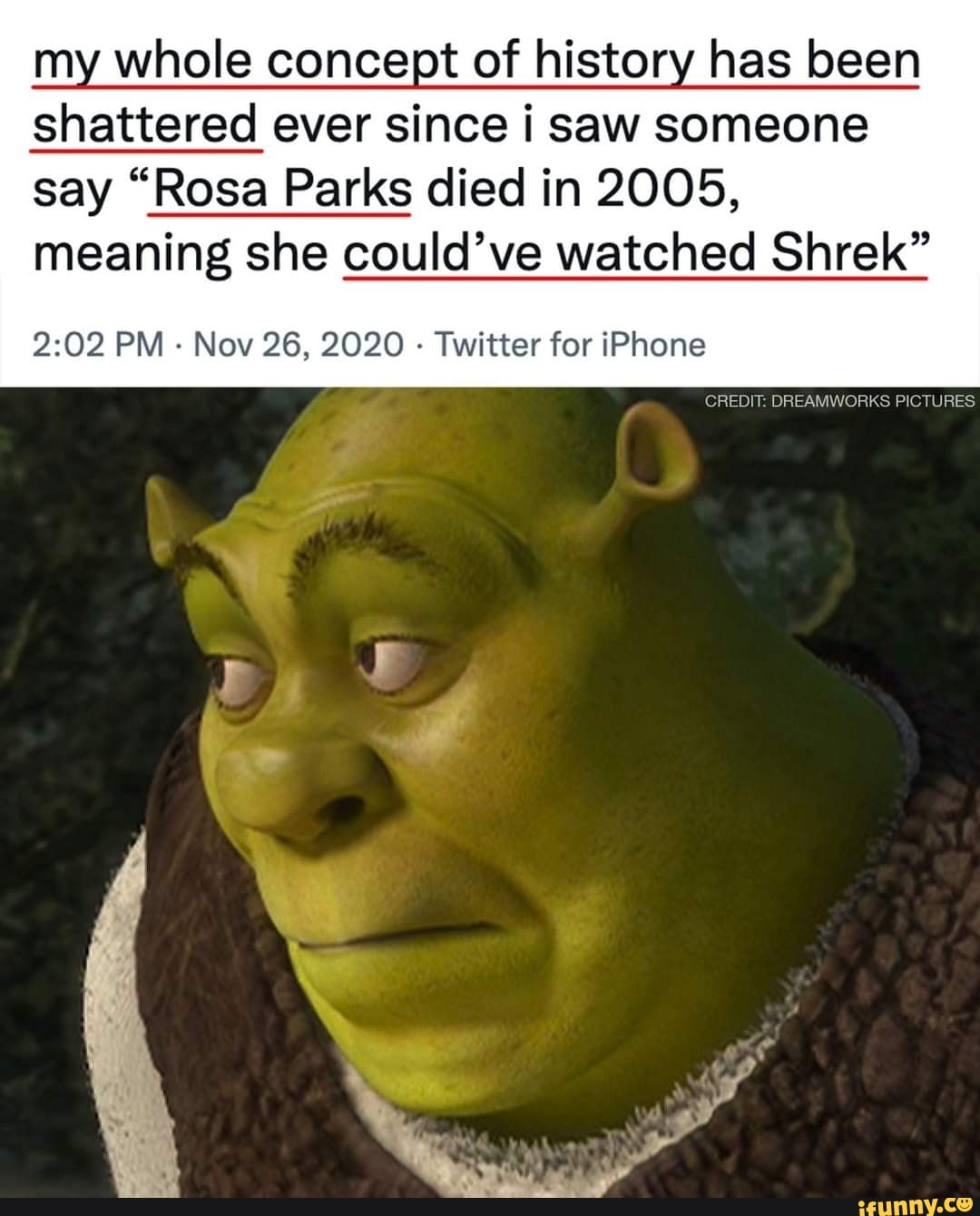 rosa parks shrek movies