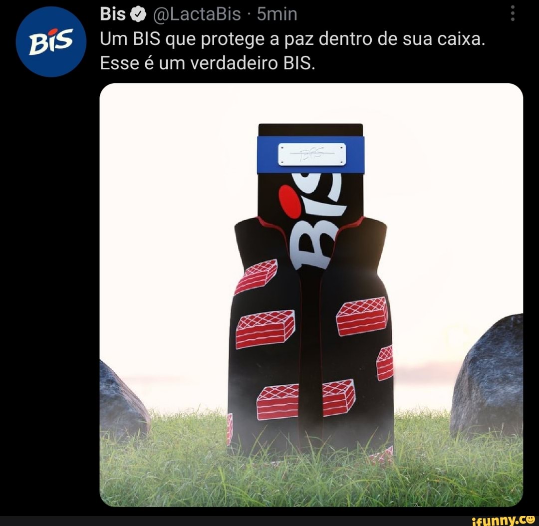 Bis LactaBis - 5min
BIS Um BIS que protege a paz dentro de sua caixa.
Esse é um verdadeiro BIS.