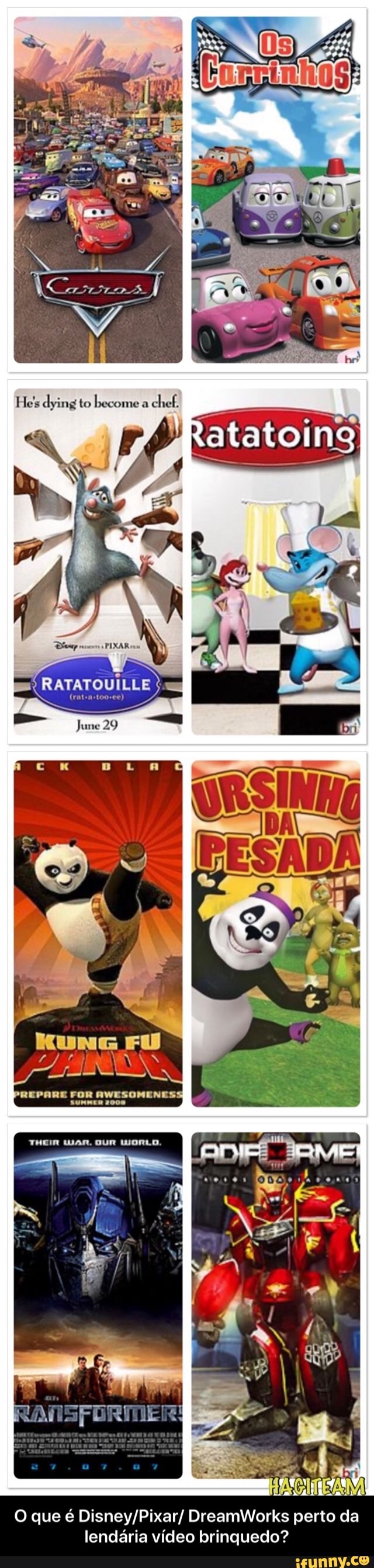 O que é Disney/Pixar/ DreamWorks perto da lendária vídeo brinquedo?