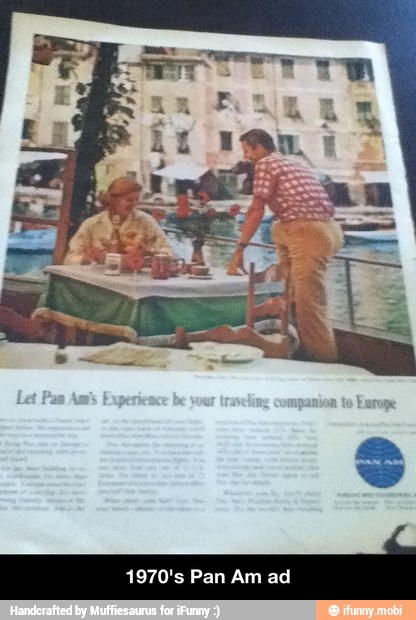 1970's Pan Am ad - 1970's Pan Am ad