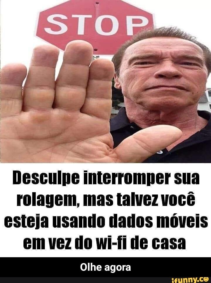STO
Desculpe interromper sua rolagem, mas talvez você esteja usando dados móveis em vez do wi-fi de casa
Olhe agora - Olhe agora