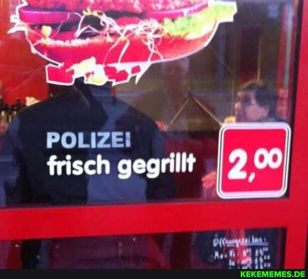 POLIZEI frisch gegrillt _