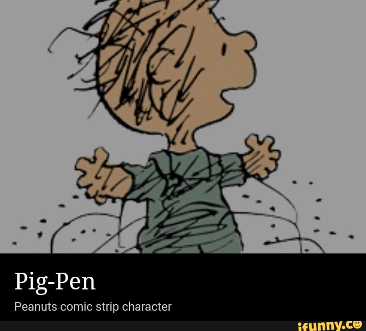 Nuts comic strip character PigPen Pea iFunny
