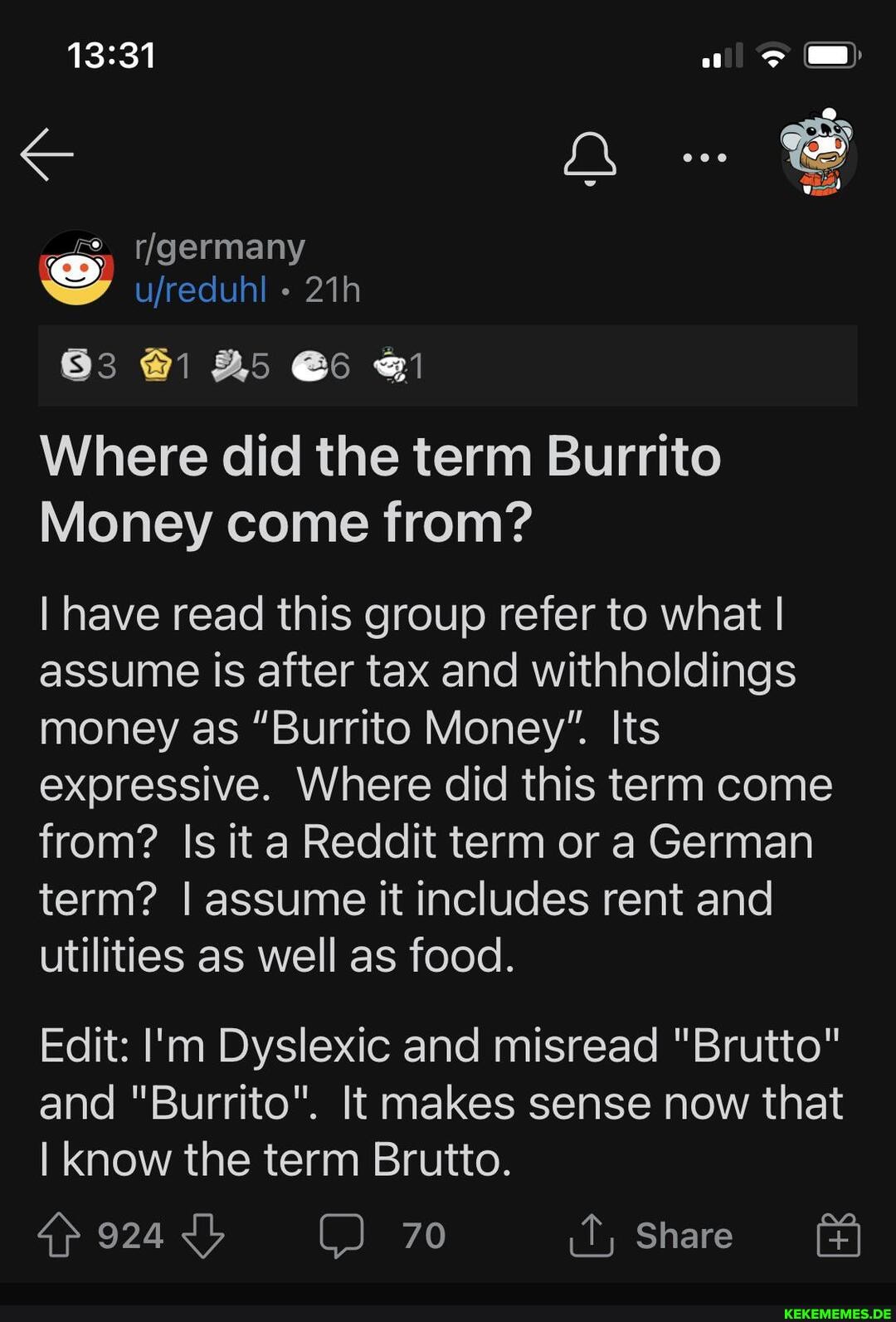 gS ujreduhl 63 Where did the term Burrito Money come from? I have read this grou