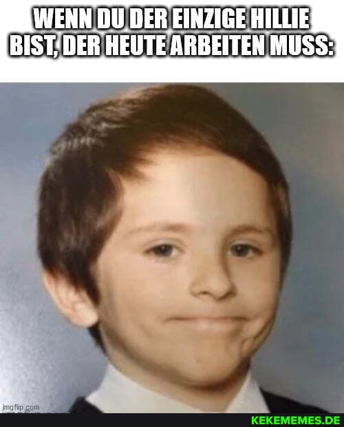 WENN DU DER EINZIGE HILLIE HEUTE ARBEITEN MUSS: