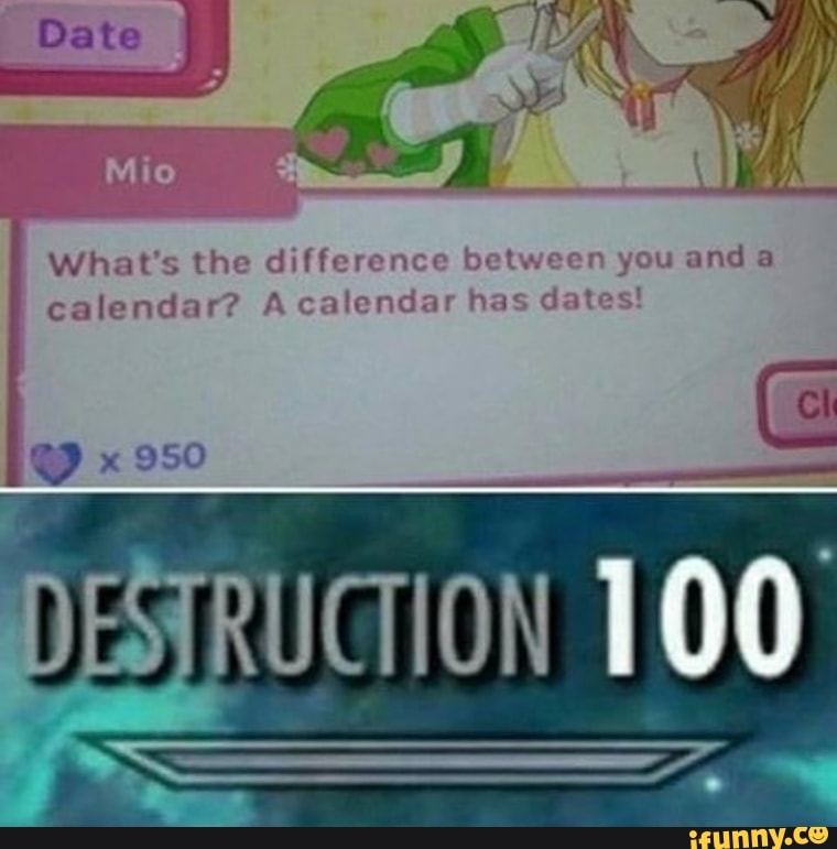 What's the difference between calendar? Acalendar has dates!
@ 950