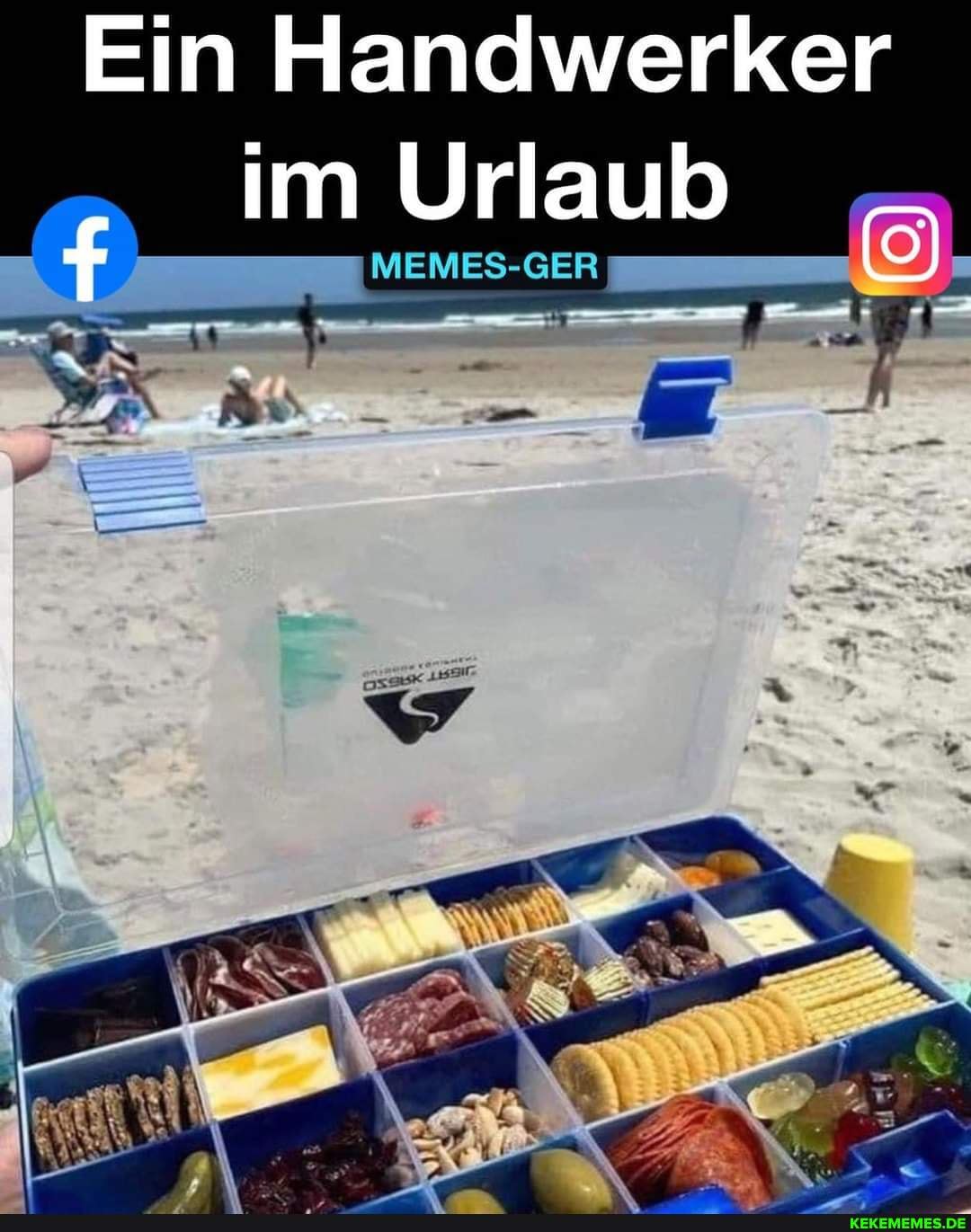 Ein Handwerker im Urlaub MEMES-GER - Memes