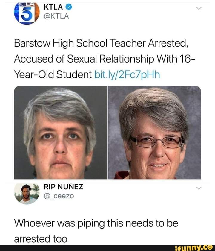 © Barstow High School Teacher Arrested, Aocused of Sexual Relationship ...
