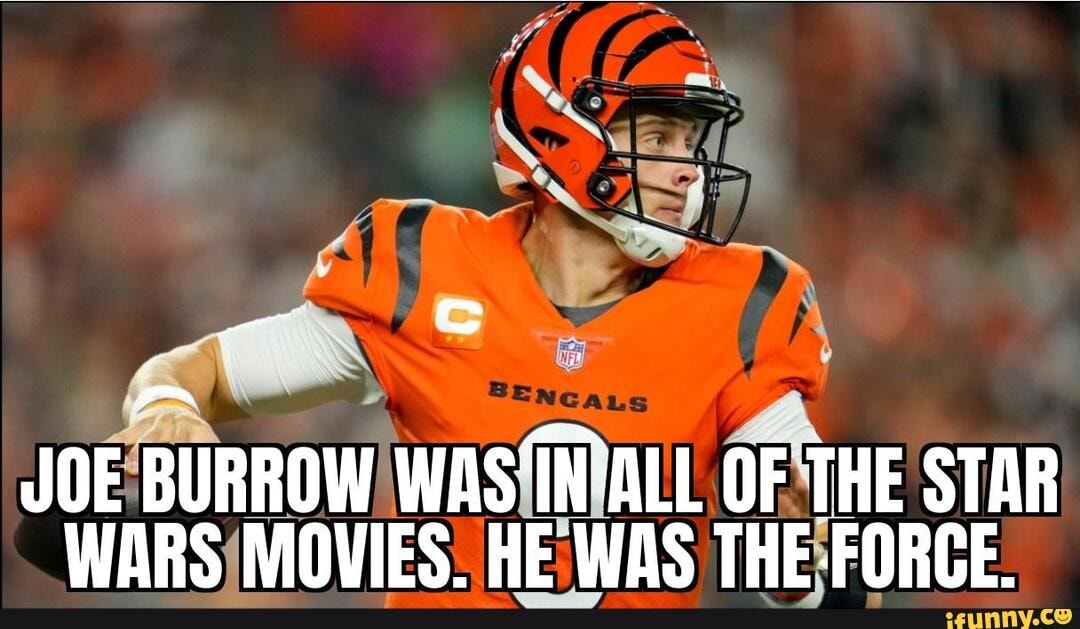 Joe Burrow still has not won a football game without his appendix. :  r/nflmemes