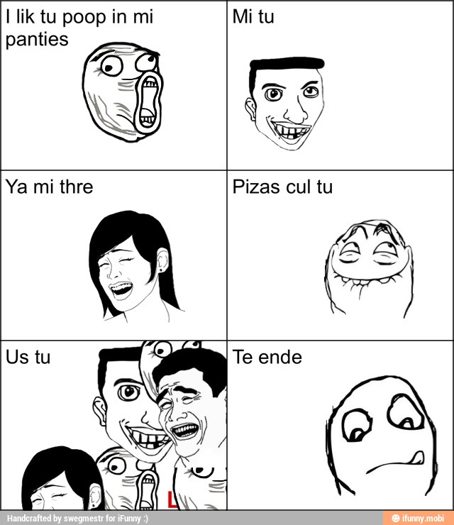 I lik tu poop in mi
panties