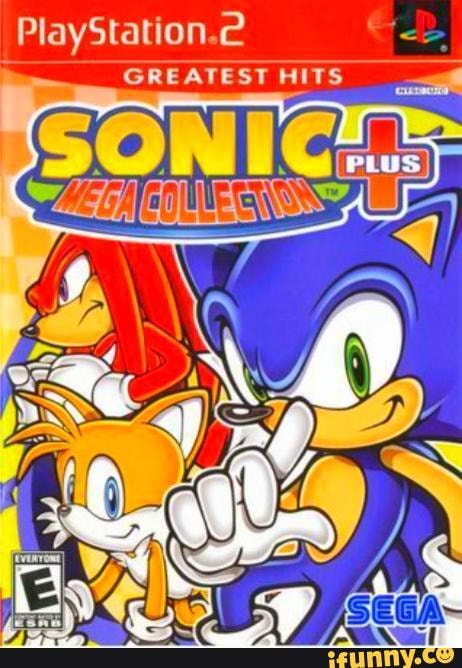 Sonic Mega Collection Plus - PlayStation. GREATEST HITS SONIC. - iFunny