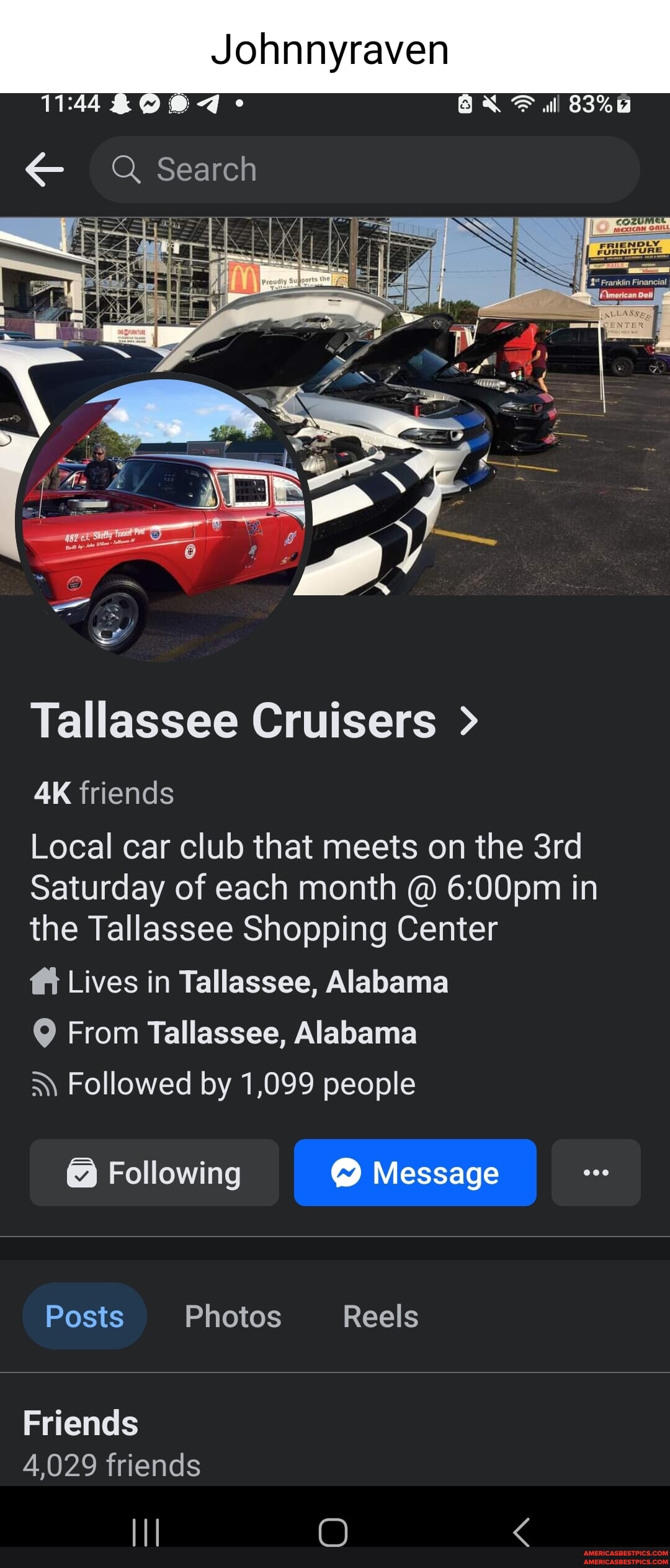 Johnnyraven ul & Q Search Tallassee Cruisers > AIK friends Local car