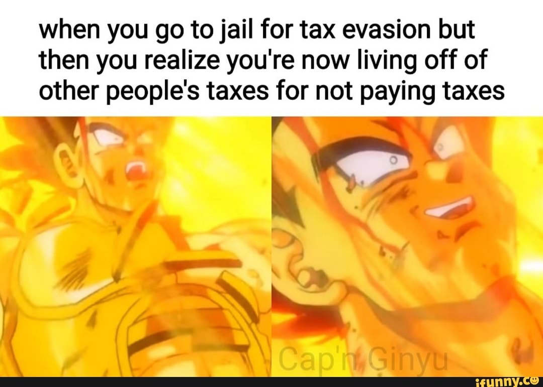 When You Go To Jail For Tax Evasion But Then You Realize Youre Now