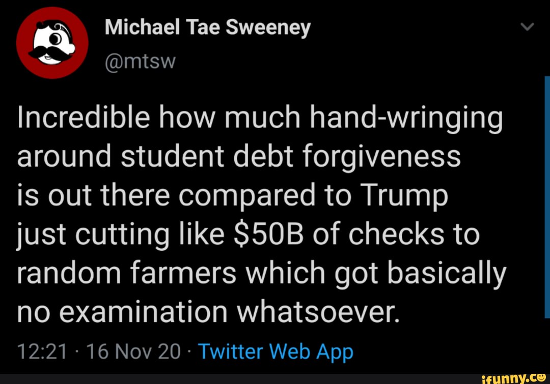 Michael Tae Sweeney Incredible how much hand-wringing around student Sns-Brigh10