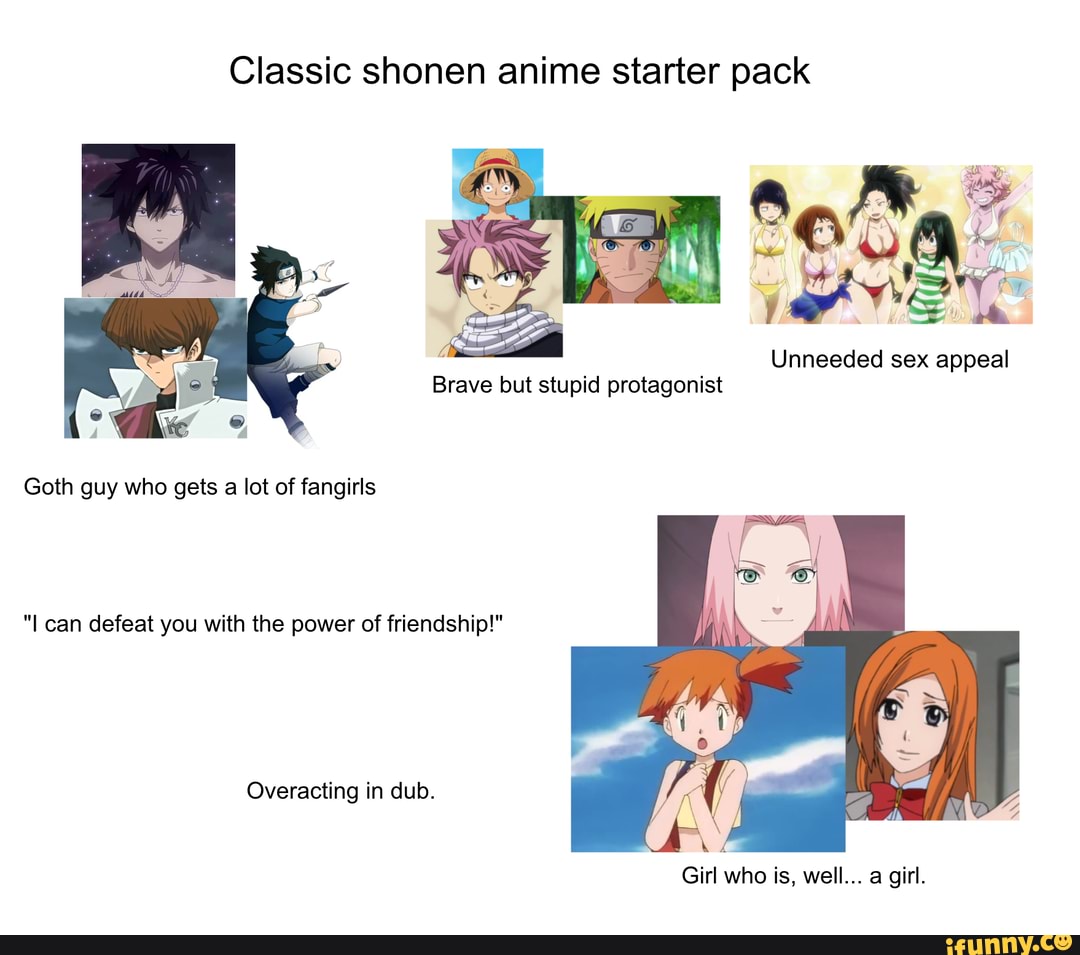 Shonen Anime Starter Pack – Miss Mousie's Manga and More