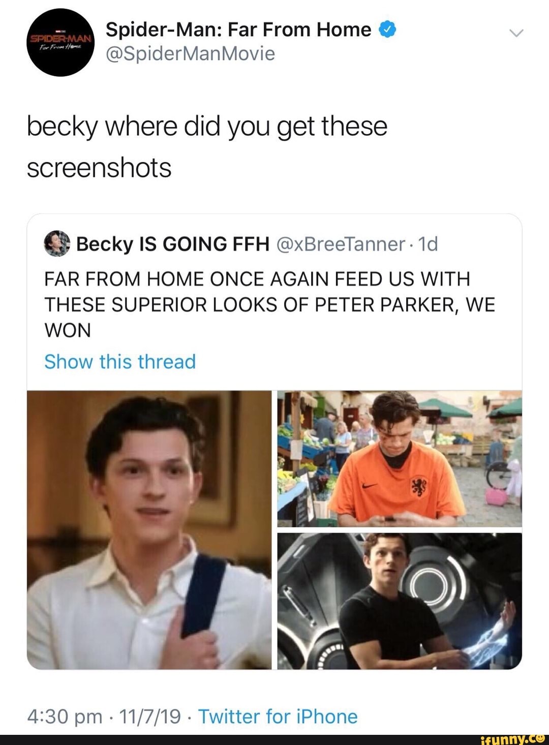 Becky where did you get these screenshots & Becky IS GOING FFH ...