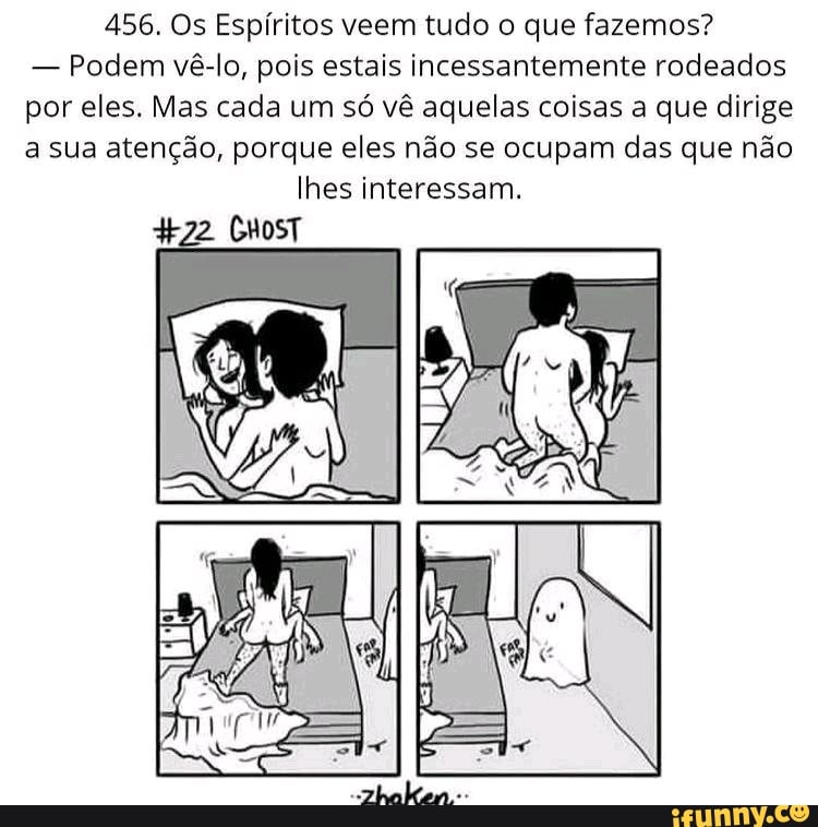 456. Os Espíritos veem tudo o que fazemos?
- Podem vê-lo, pois estais incessantemente rodeados por eles. Mas cada um só vê aquelas coisas a que dirige a sua atenção, porque eles não se ocupam das que não lhes interessam.
CHosT