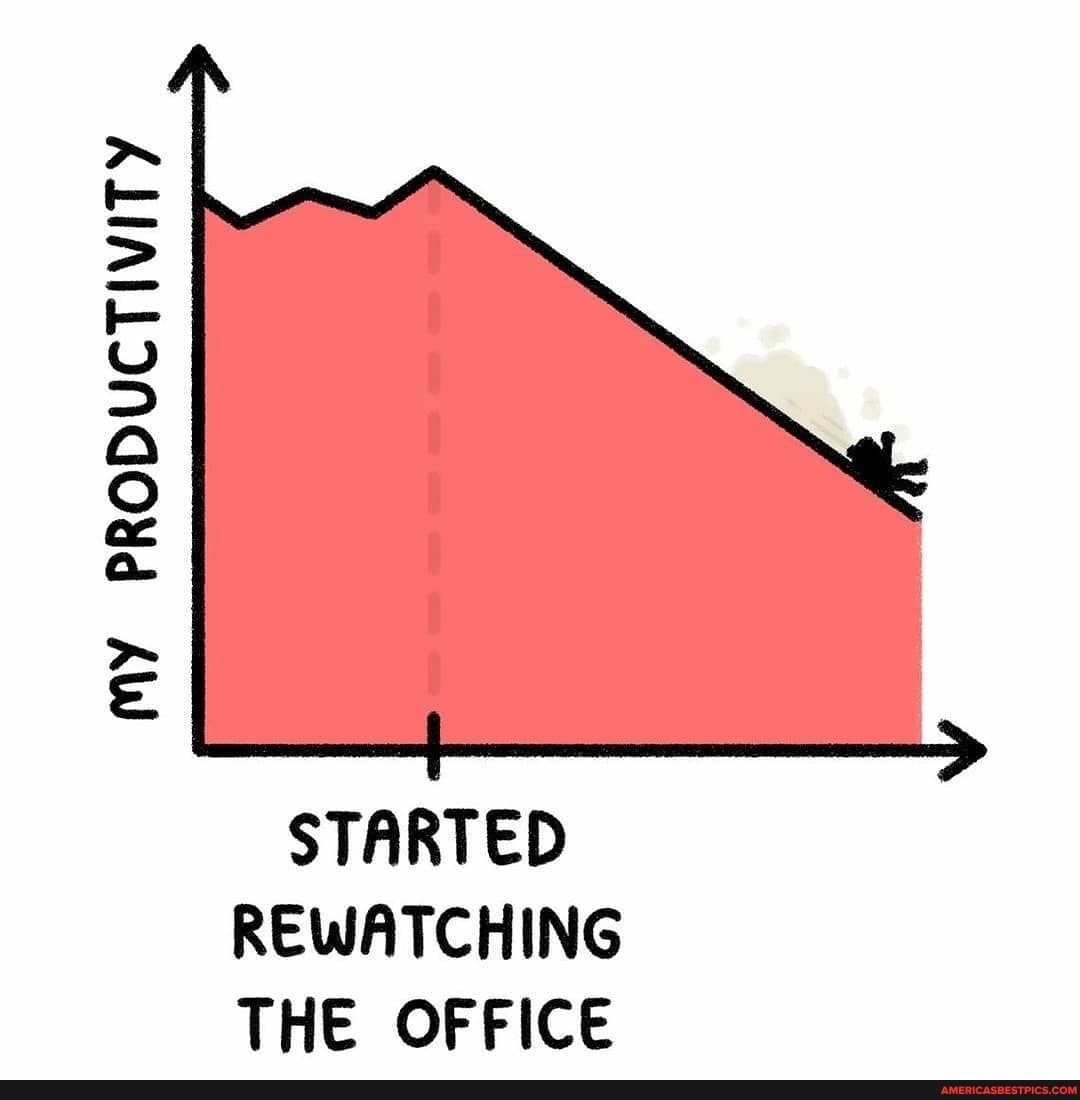 MY PRODUCTIVITY
STARTED REWATCHING THE OFFICE
