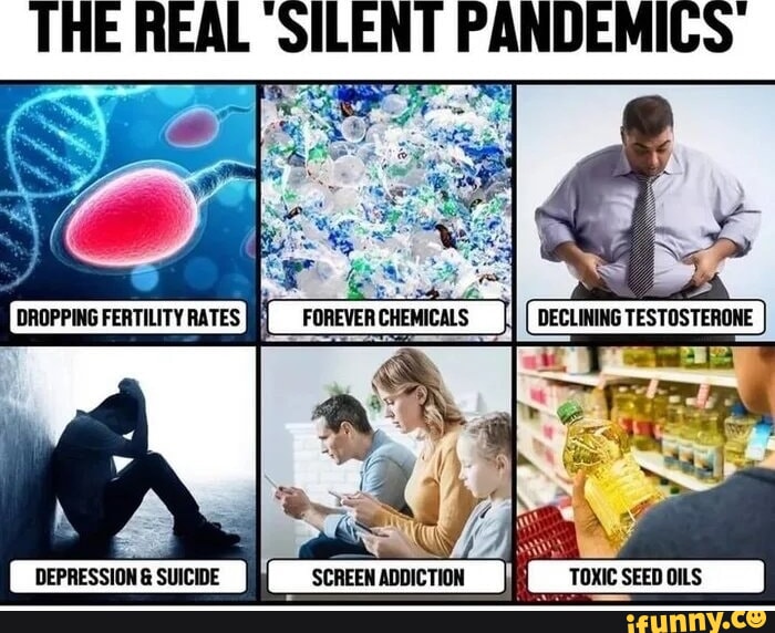 THE REAL SILENT PANDEMICS DROPPING RATES DEPRESSION & SUICIDE TOXIC ...
