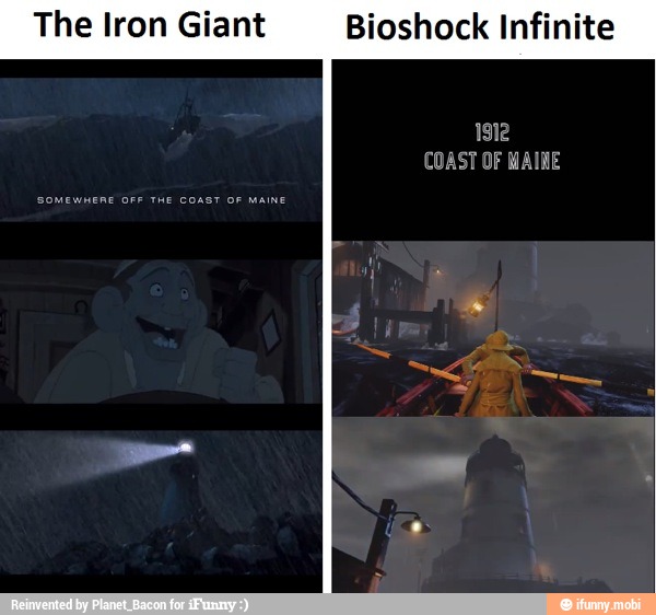 The Iron Giant Bioshock Infinite