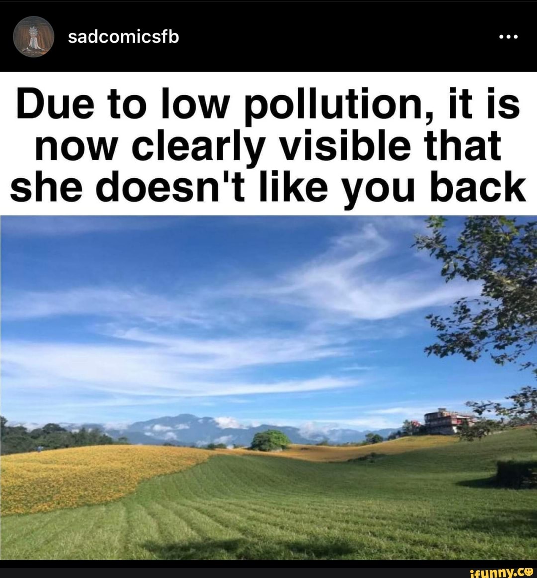 He added much to the pollution. Meme about pollution. Now low